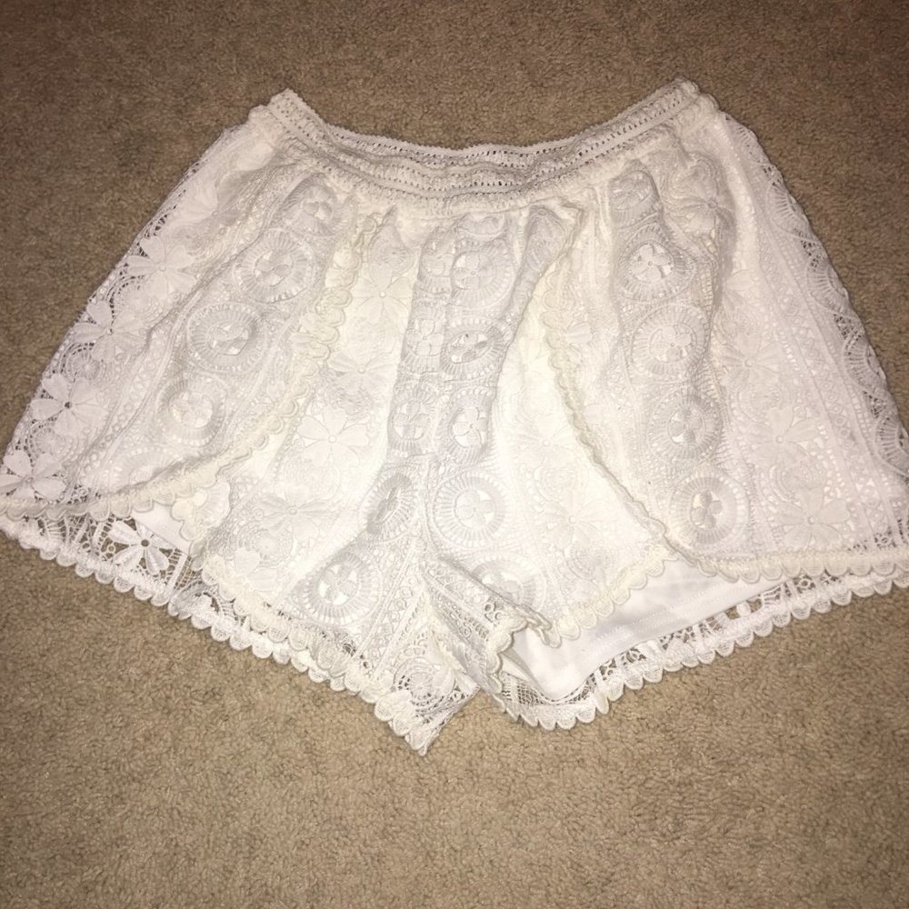 Crochet shorts